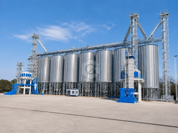 Silo de fondo cónico para almacenamiento pulmón